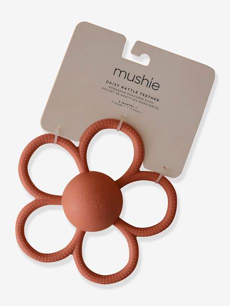 Daisy Rattle Teether - MUSHIE rose 