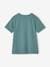 Basics T-Shirt with Reversible Sequins for Boys aqua green+white 