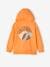 Hooded Jacket with Surfing Motif on the Back for Boys orange 