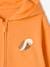 Hooded Jacket with Surfing Motif on the Back for Boys orange 