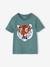 Basics T-Shirt with Reversible Sequins for Boys aqua green+white 