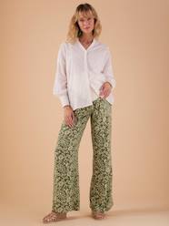 Maternity-Fluid Trousers with Floral Motifs for Maternity, by ENVIE DE FRAISE