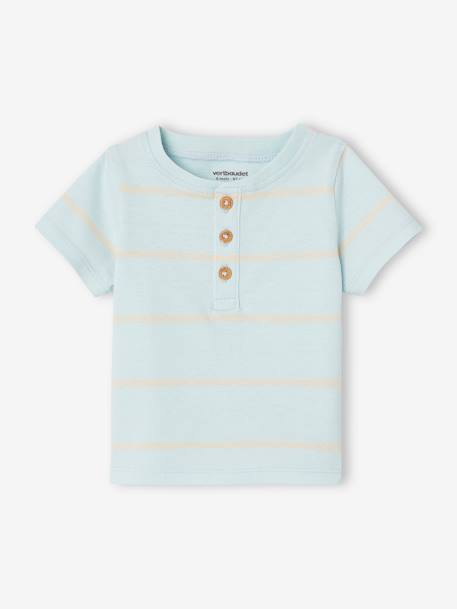 T-Shirt + Shorts Ensemble for Babies sky blue 