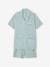 Short Pyjamas in Cotton Gauze for Men sage green 