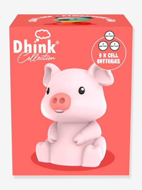 Mini Pig Night Light - DHINK KONTIKI rose 