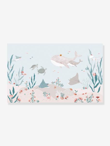 Non-Woven Wallpaper, Dreamy Seabed by LILIPINSO blue 