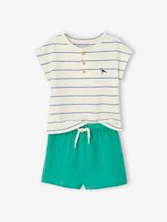 -T-Shirt + Shorts Ensemble for Babies