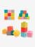 Set of 9 Stackable Cubes - LUDI multicoloured 