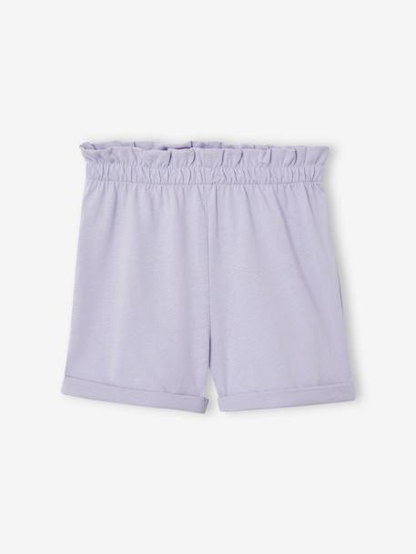 Pack of 2 Flowers Short Pyjamas for Girls lilac 