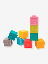 -Set of 9 Stackable Cubes - LUDI