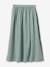 Long Skirt in Double Cotton Gauze by CYRILLUS aqua green 