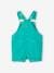 Dungaree Shorts with Adjustable Straps for Babies ecru+mint green 