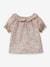 Blouse in Liberty Alicia Chintz Fabric for Girls, by CYRILLUS pale pink 