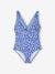 Floral Swimsuit for Women – Family Team Collection printed blue 