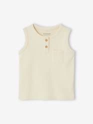 -Sleeveless Rib Knit Top for Babies