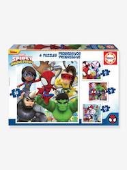 Toys-Educational Games-Puzzles-Progressive Puzzles, Spidey & His Amazing Friends - EDUCA