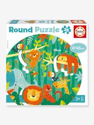 Toys-Educational Games-Puzzles-Round 28-Piece Puzzle, The Jungle - EDUCA