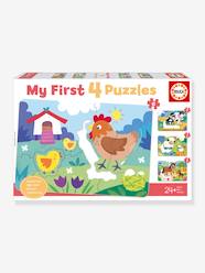 -My First Puzzle, Farm Mothers & Babies - EDUCA - Four 5/8-Piece Puzzles