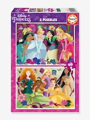 Toys-Educational Games-Two 48-Piece Puzzles, Disney Princesses - EDUCA