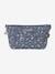 Toiletry Bag in Cotton Gauze for Children grey blue+printed blue+WHITE LIGHT SOLID WITH DESIGN+WHITE MEDIUM ALL OVER PRINTED 