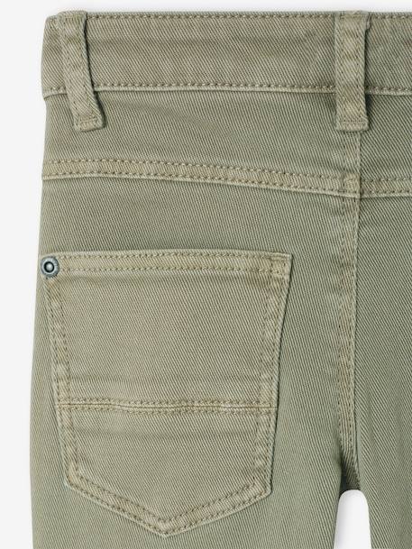 NARROW Hip, MorphologiK Slim Leg Coloured Trousers, for Boys beige+chocolate+green+grey green+khaki+night blue+sky blue+slate blue+tomato red 