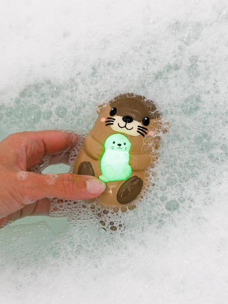 Light-Up Otter Bath Thermometer - INFANTINO white 