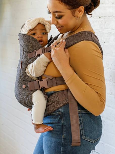 Flip 4-in-1 Leopard Baby Carrier - INFANTINO brown 