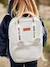 Mini Club Backpack in Canvas, by CHILDHOME green+white 