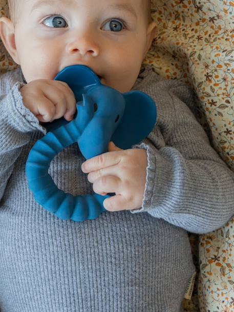 Teether - NATRUBA blue+deep blue+green+grey+light blue+orange+white 