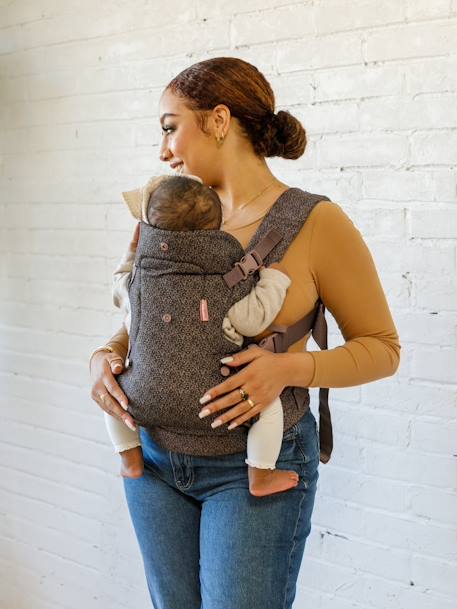 Flip 4-in-1 Leopard Baby Carrier - INFANTINO brown 