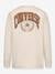 Collegiate Sport Stack Ls Top for Children by CONVERSE, in Organic Cotton beige 