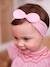 Blouse, Shorts & Headband Ensemble for Babies rose 