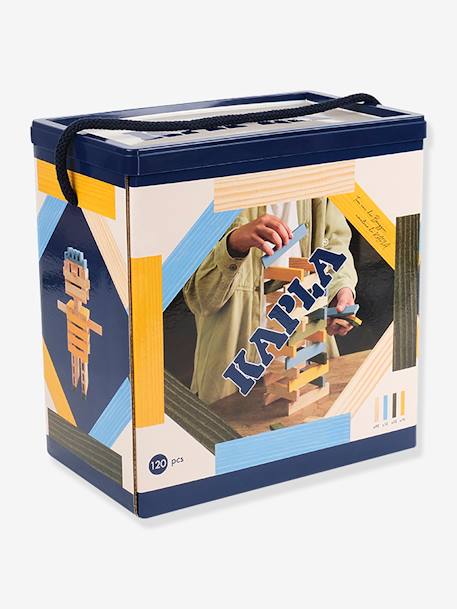 Building Block Set, 120 Pieces - KAPLA® blue 