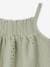 Strappy Fancy Knit Top for Babies sage green 