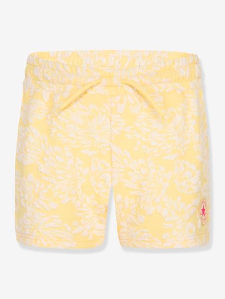 Floral Shorts for Girls, by CONVERSE pastel yellow 