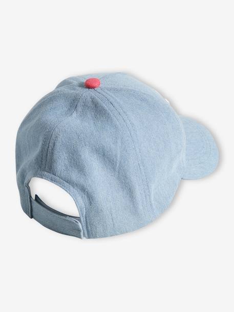 Denim Cap for Girls, 'Lovely' denim blue 