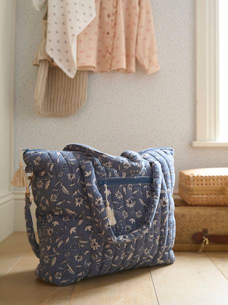 Changing Bag, Feather ecru+Ivory/Print+Light Brown/Print+printed blue+printed white+White/Print 