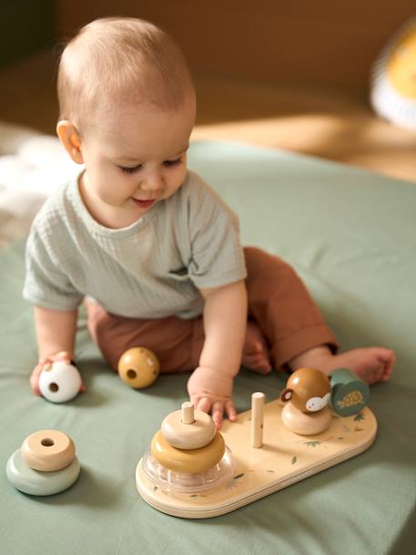 Board with Stackable Animals in FSC® Wood, Tanzania wood 