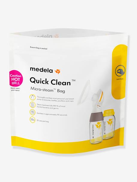 Box of 5 Quick Clean Microwave Sterilising Bags by MEDELA transparent 