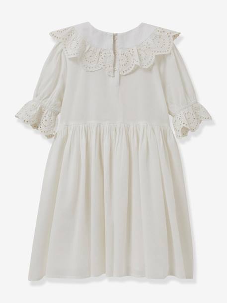 Occasion Wear Dress for Girls, Adeline by CYRILLUS white 