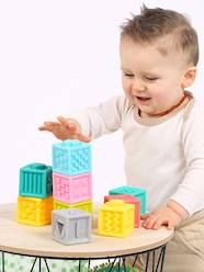 -Set of 9 Stackable Cubes - LUDI