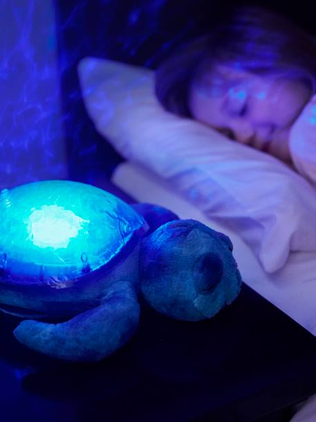 Tranquil Turtle Rechargeable Night Light, by CLOUD B blue+green+violet 