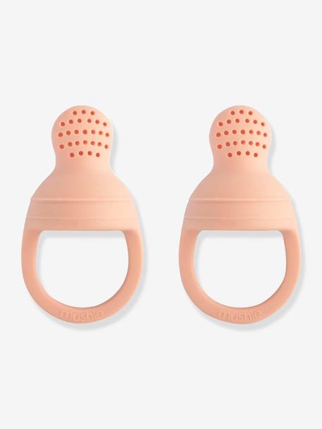 Pack of 2 Silicone Fresh Food Feeders - MUSHIE 6709+rose 