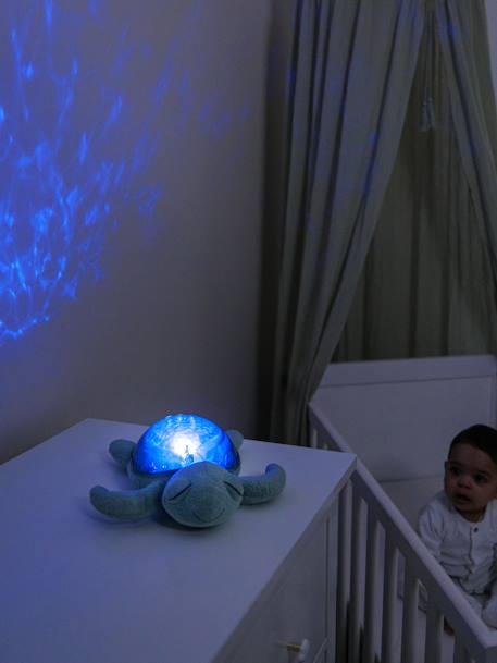 Tranquil Turtle Rechargeable Night Light, by CLOUD B blue+green+violet 