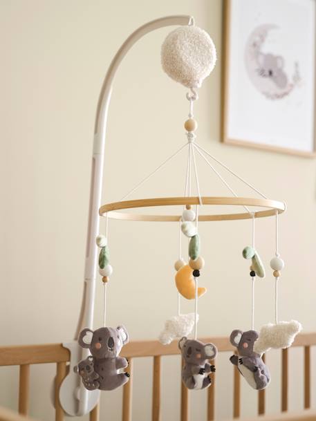 Musical Mobile, Koala Bear grey 