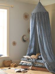 Bedding & Decor-Decoration-Bed Canopy in Washable Cotton, Flower, India