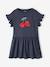 Fancy Animation Dress for Girls grey green+mauve+navy blue 