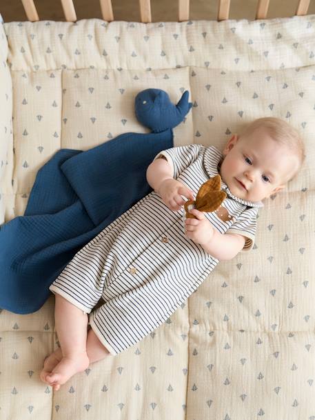 Playpen/ Floor Mat, Navy Sea indigo 