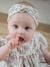 Cotton Gauze Dress & Headband for Babies, Mother's Day Capsule Collection vanilla 