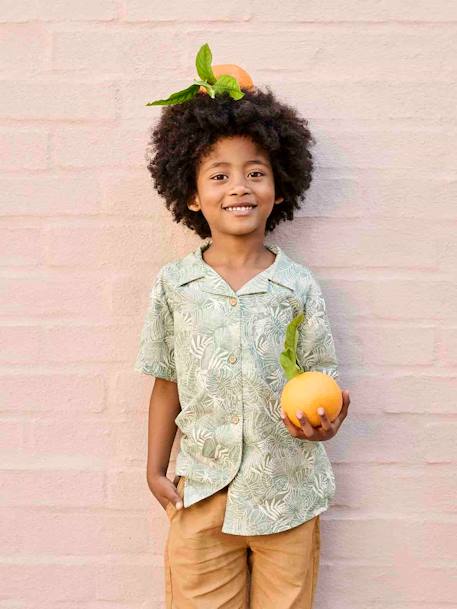 Shirt for Boys sage green 